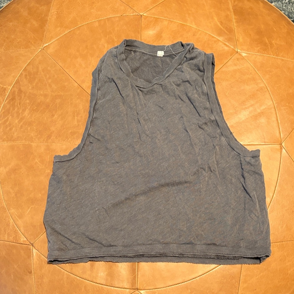 FP movement Gray Sleeveless tank